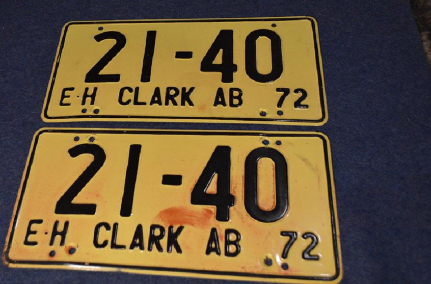 EH Clark Airbase Phillipines Pair License Plates (1 of 4)