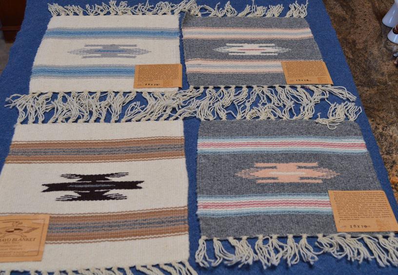 4 Chimayo Woven Wool textiles (1 of 3)
