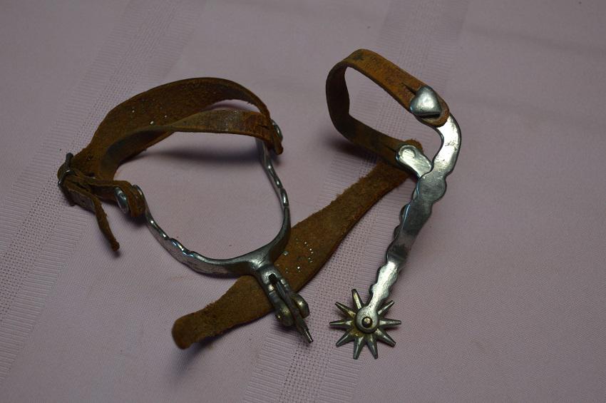 Pair Vintage Childs Spurs- 1950's era (1 of 4)