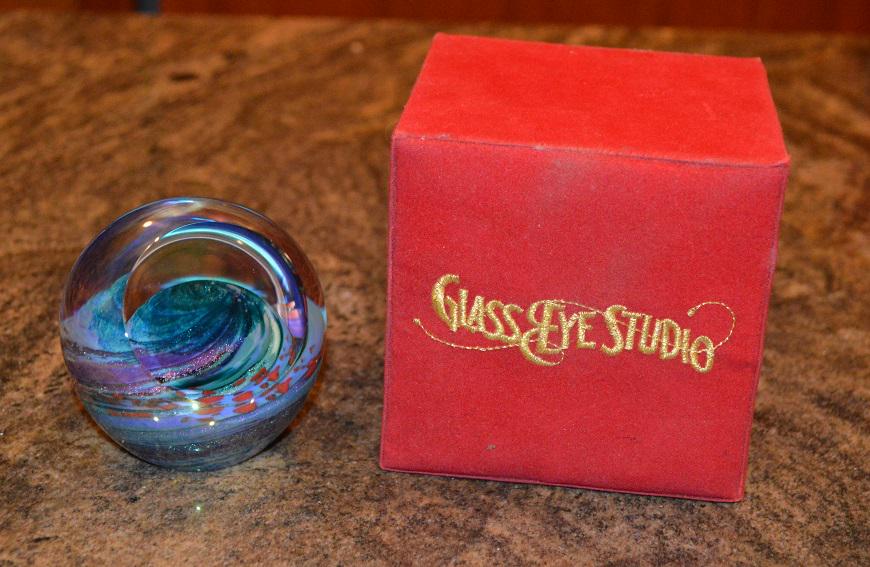 Glass Eye Studio Art - Uranus Glass Paperweight (1 of 4)
