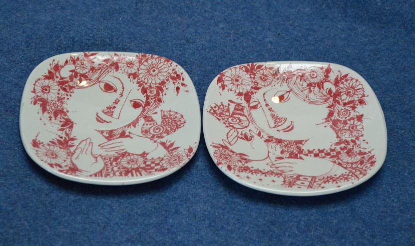 Bjorn Wiinblad Nymolle Denmark small plates (1 of 5)