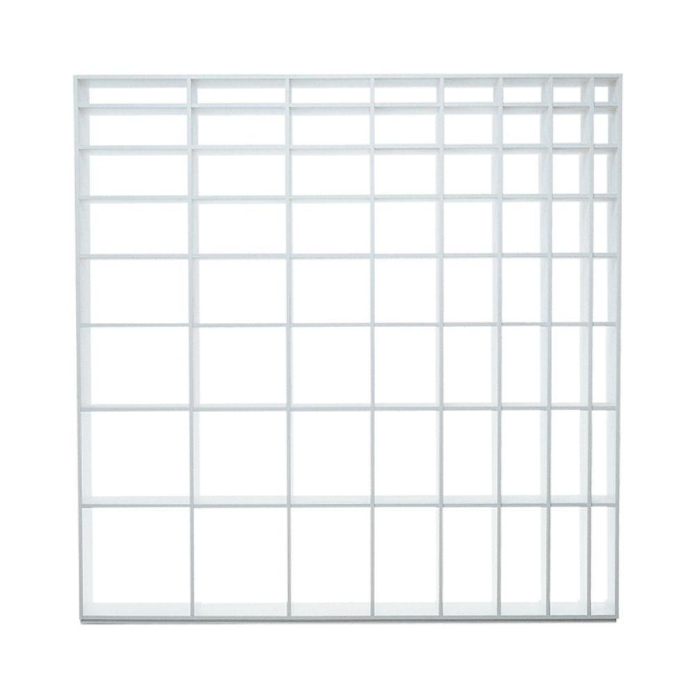 Shiro Kuramata (1934-1991) MDF laqué blanc Edition: MDF laqué blanc Edition Cappellini Artist or Maker: Shiro Kuramata (1934-1991) Medium: Bibliothèque Date: Date de création du modèle : 1970