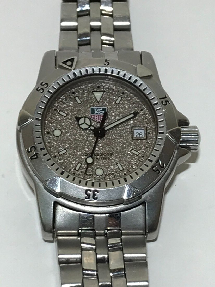 Tag Heuer Professional Granite Dial 1500 Ladies Divers Stainless Wristwatch 26mm (1 of 7)