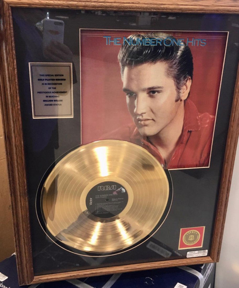 エルビス プレスリー 24k ゴールドプレートLP レコード1989