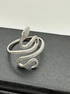 Messika 18k White Gold cocktail SNAKE 0.38ct Diamond Ring