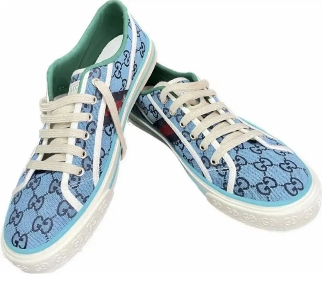 Gucci Men Sneakers Shoes Size 44 US 10.5 -11  Made in Italy New with box (1 of 7)