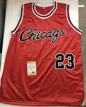 Michael Jordan Signed 1984-85 Rookie Chicago Bulls Jersey UDA Upper Deck & JSA