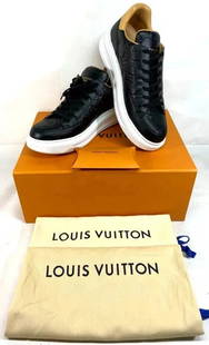 Authentic Louis Vuitton Beverly Hills Monogram 1A8V41 Sneakers w/Box & Dustbags: Louis VuittonBeverly Hills Monogram1A8V41Sneakers.Size - US 8 / UK 7.Comes With Original Boxand Soft Dustbag. Inventory # CPM