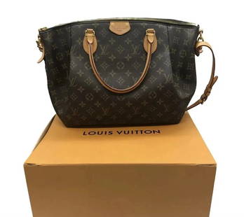 LOUIS VUITTON Monogram Turenne MM: LOUIS VUITTON SizeBase length: 11 inHeight: 10.25 inWidth: 5.5 inDrop: 5 inDrop: 20 inThis is an authentic LOUIS VUITTON Monogram Turenne MM. This stylish tote is crafted of Louis Vuitton monogram on