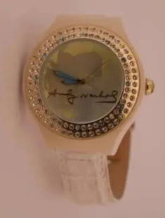 Andy Warhol Marilyn Monroe Swarovski Crystals Limited Edition (Andy032) Watch: THIS IS A UNIQUE WELL CRAFTED CLASSIC TIME, LIMITED EDITION ANDY WARHOL AND MARILYN MONROE WATCH,,IT IS SWISS MOVEMENT SWAROVSKI CRYSTAL DECORATED, GENUINE CROCODILE STRAP WITH A DEPLOYANT BUCKLE.. (A