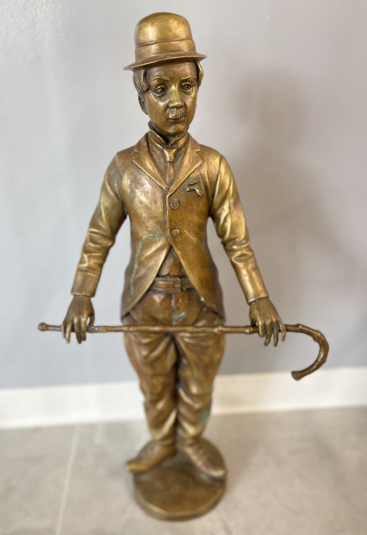 Charlie Chaplin large Bronze statue 32” (1 of 6)