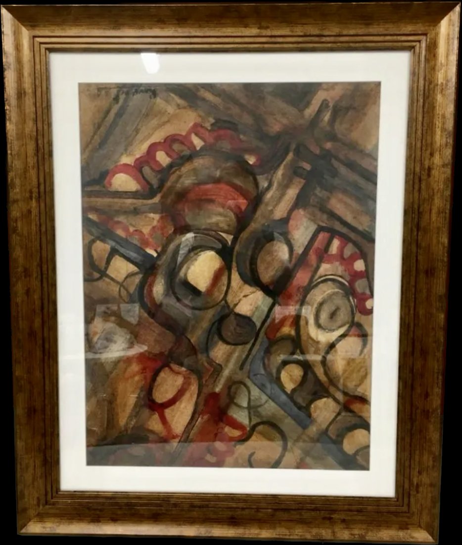 DOMINGO RAVENET Cuban (1905-1969) oil on paper Circa 1965 with certificate of authenticity (1 of 7)