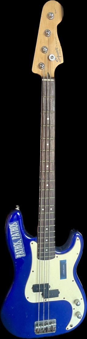Fender P-Bass Squier Affinity 4 String Electric Bass Guitar Deep Blue (1 of 9)