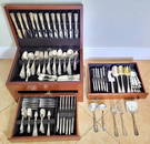 Tiffany & Co. Sterling Silver Flatware set for 12 Winthrop collection 247 pieces 12kg /423 ounces