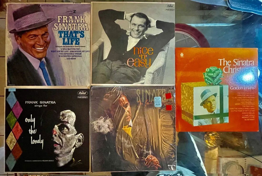 Lot 5 Frank Sinatra Vinyl Records LP's (1 of 14)