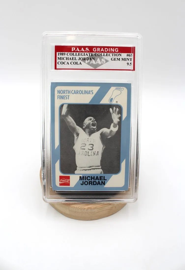 Michael Jordan North Carolina 1989 Card. Collection Coca Cola #65 Graded 9.5 (1 of 3)