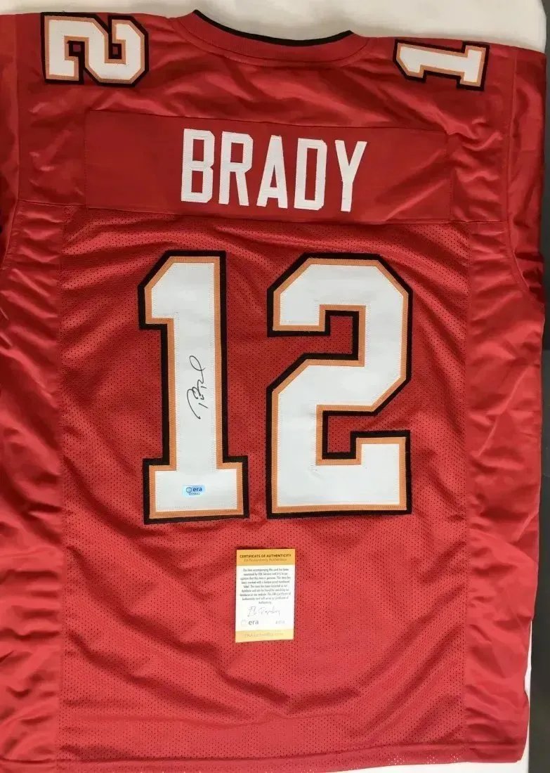 NFL Tom Brady Signed Autograph Jersey Tampa Bay Buccaneers (1 of 12)