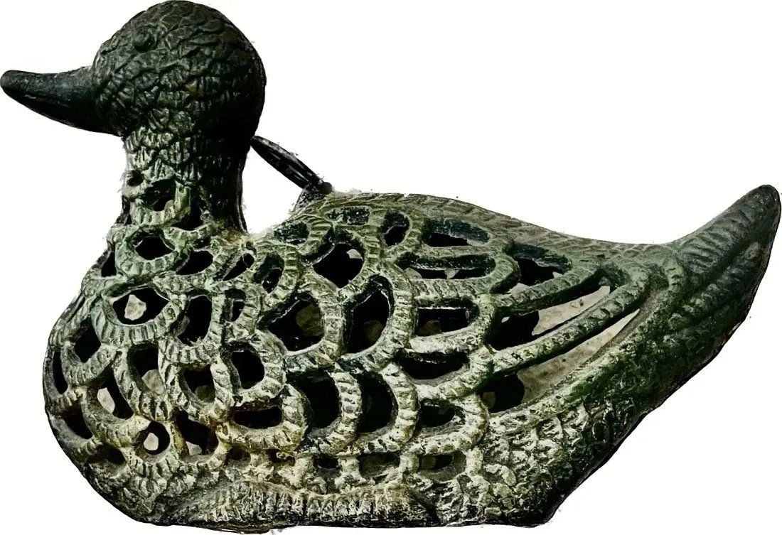 Cast Iron DUCK Candle Holder Lantern (1 of 6)