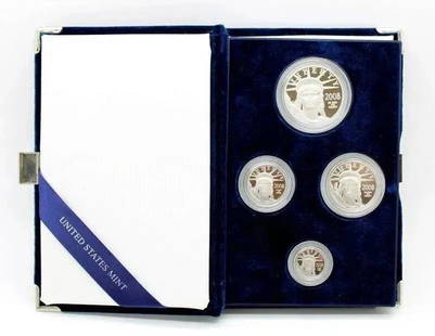 2008-W Platinum Proof American Eagle 4 Coin Set, 1.85ozt, Low Mintage Key Date: Very Nice 2008-W Platinum Proof American Eagle 4 Coin Set, 1.85ozt, Low Mintage, Key Date Set, Coins Are Excellent Candidates for Grading SubmissionLivermore Coin & Bullion, Inc.