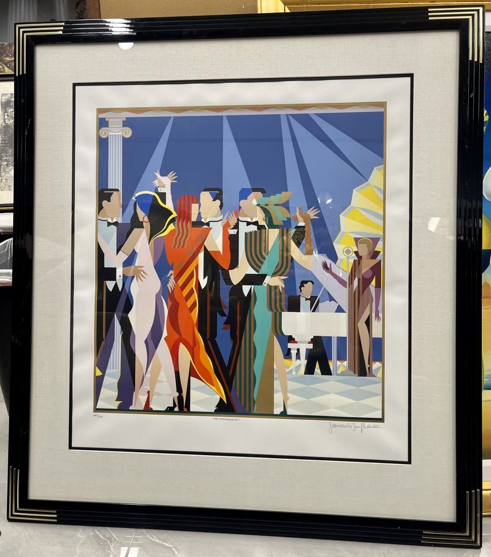 Giancarlo Impiglia (Italian American b. 1940) The Dance 1987 Limited Edition Large Lithograph (1 of 12)