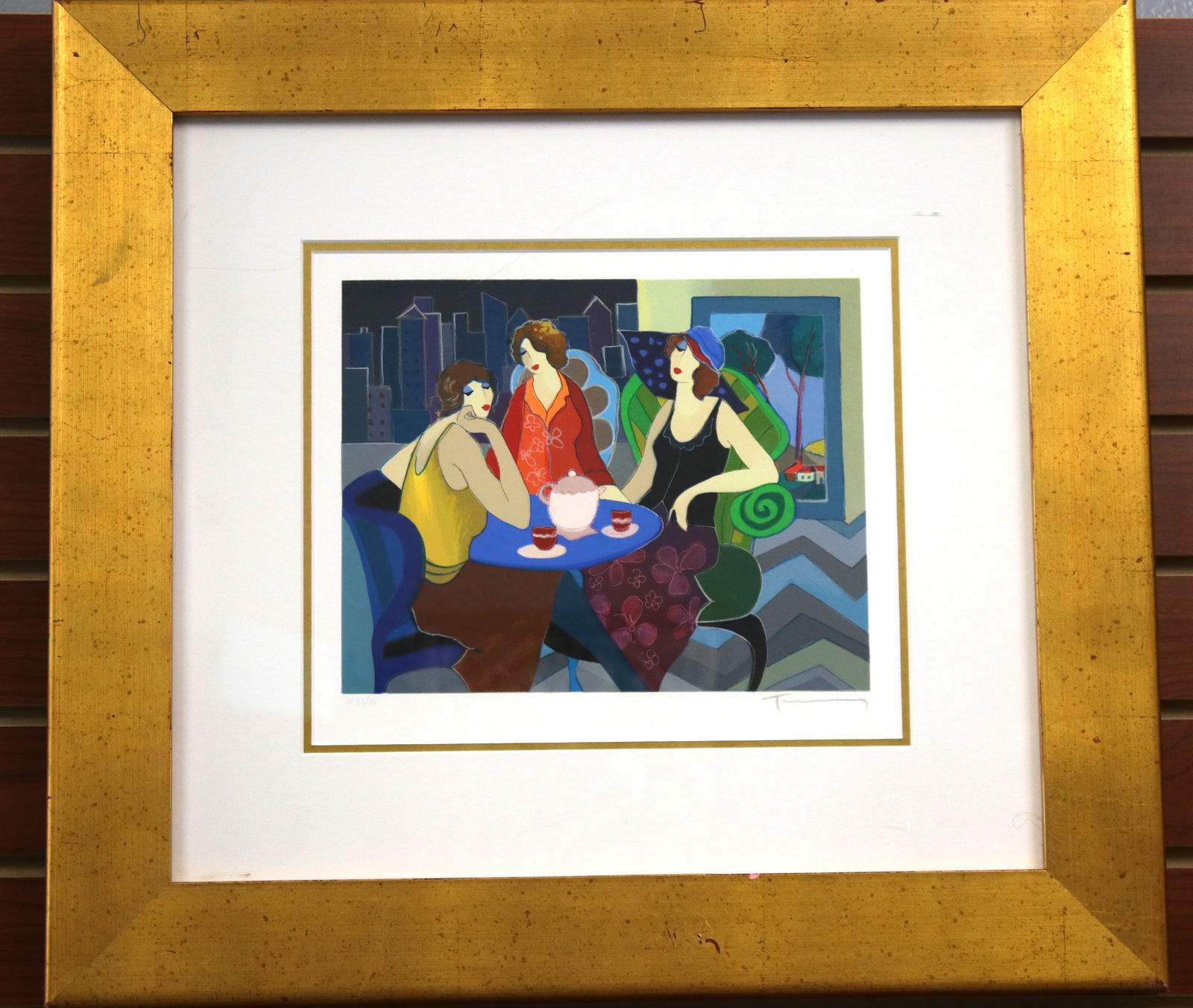Itzchak Tarkay Hand Signed Serigraph "Girls night out" (1 of 7)