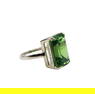 TIFFANY & CO Sparklers Cocktail Green Quartz Ring. Size 6