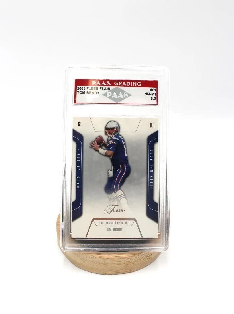 Tom Brady Patriots 2003 Fleer Flair #61 Graded 8.5 Card (1 of 3)
