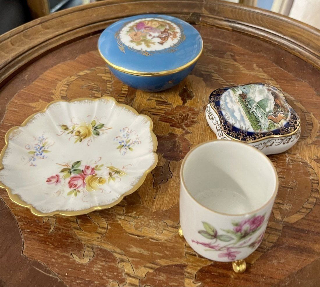 Lot of 4 ROYAL CHINA LIMOGES  T&V FRANCE , Mitterteich Bavaria , East German dish , Limoges (1 of 9)