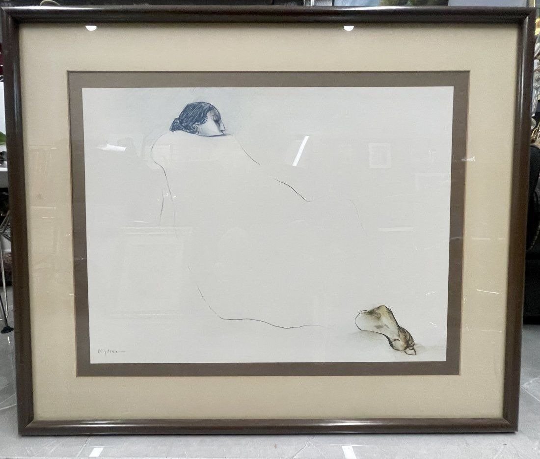 R.C. Gorman (American 1932 - 2005)  Print Navajo American Indian Woman (1 of 10)