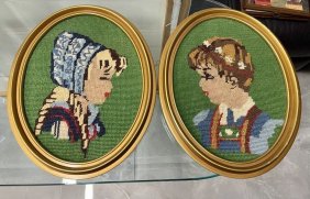 2 Tapestry Judaica Portraits