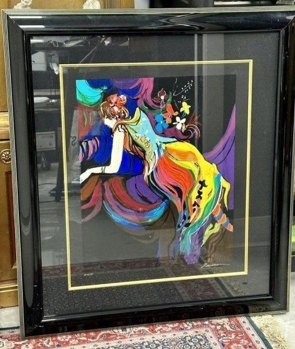 Isaac Maimon (Israely ) 'affectation" 1991   AP 41/50  Lithograph Signed (1 of 4)