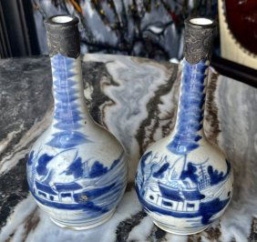 Pair of Antique Chinese Vases