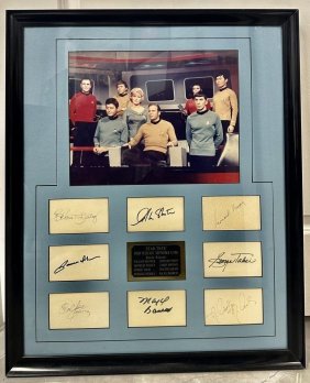 Star Trek (1966) : The Original Series Cast Autographs Oversized Display