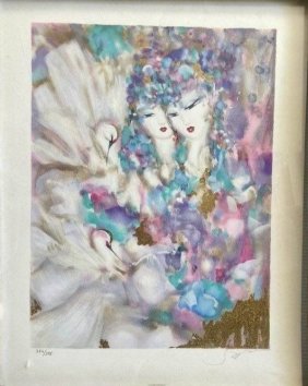 Suzanne Marie (American 20th century), Serigraph, Memories Pencil Signed Numbered