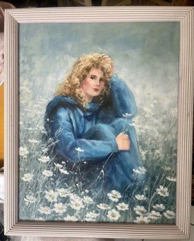 Oil on canvas Painting  Artist signed