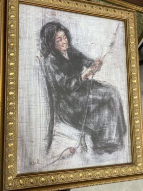 Spinner by EDNA HIBEL EXCLUSIVE EDITION OF 2000 PRINTS #610  1988 by Edna Hibel