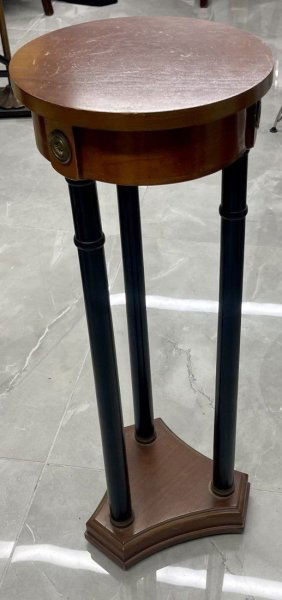 Large wooden Pedestal The Bombay Company