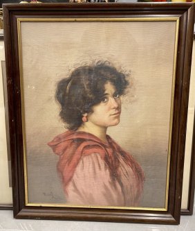 Umberto Zini (Italian 1878 - 1964) Oil ON Canvas  # 2