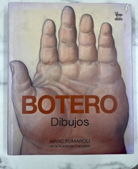 Botero Book signed by Botero with drawing