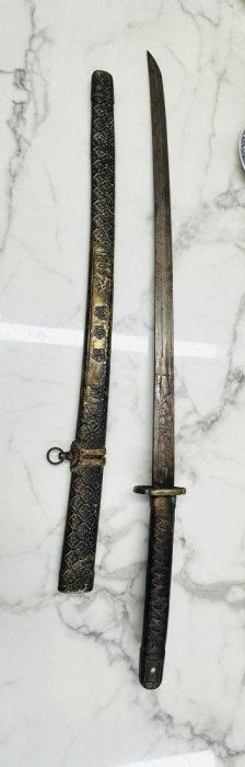 Ancient Antique Chinese Bronze Sword Full