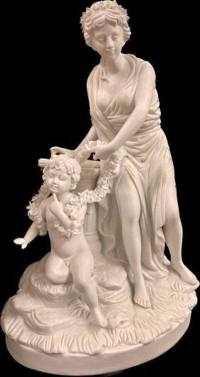 Large Meissen Germany Porcelain Figurine 12" tall