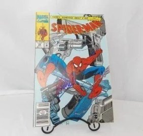 Spider-Man Comics Signed by Stan Lee excellent Condition 1992 w/COA