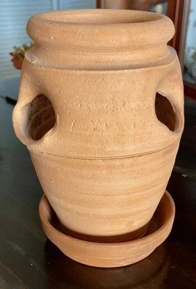 ITALIAN Pottery VASE Signed Made in ITALY