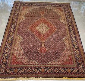 Large Persian Carpet from Tabriz 79 inches by 115 inches