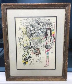 Marc Chagall Rare Vintage Original Lithograph