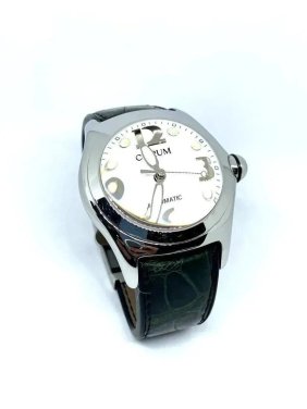 CORUM BUBBLE 82.150.20 45mm S/ Steel White Dial  Automatic Men's Watch