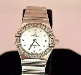 Omega watch my choice Diamond Constellation Cindy Crawford