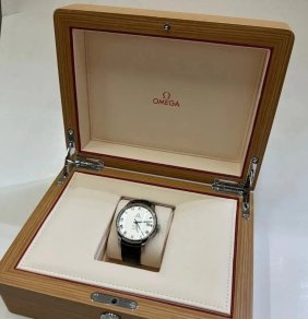 OMEGA De Ville Co-Axial Stainless Steel 41mm Automatic Roman Markers Men's Watch
