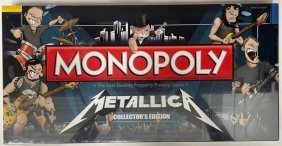 MONOPOLY METALLICA Collector's Edition Property Trading Game @SEALED