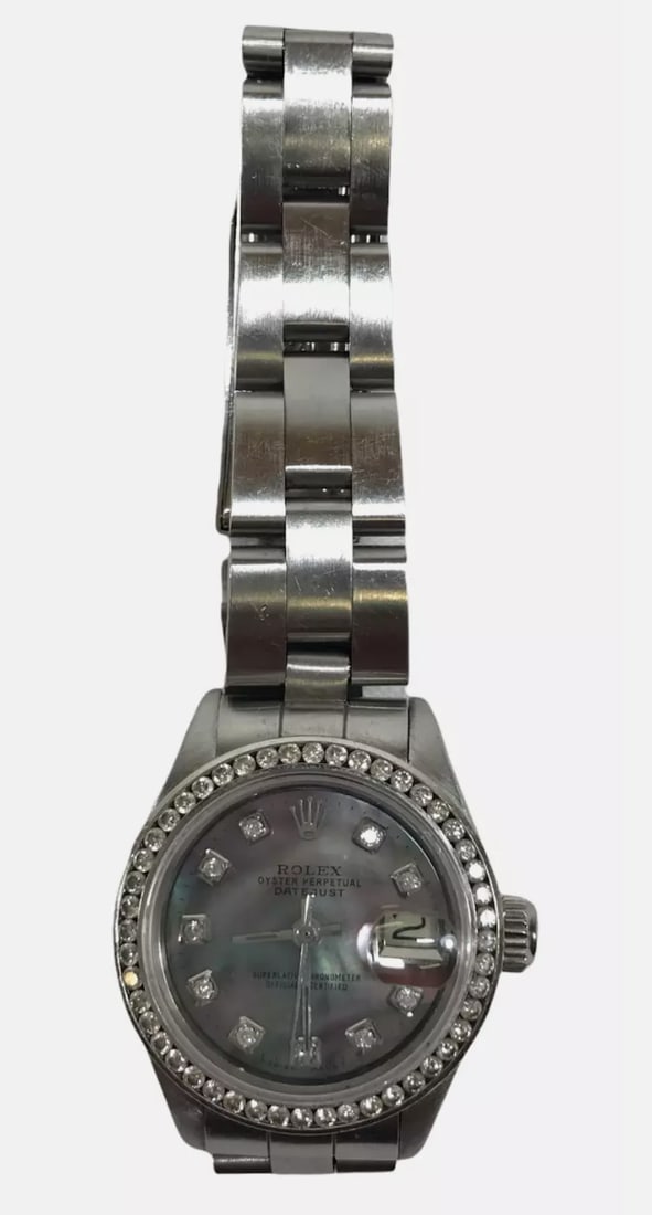 Rolex Datejust Ladies SS Cotton Candy Diamond Dial & Bezel (1 of 7)